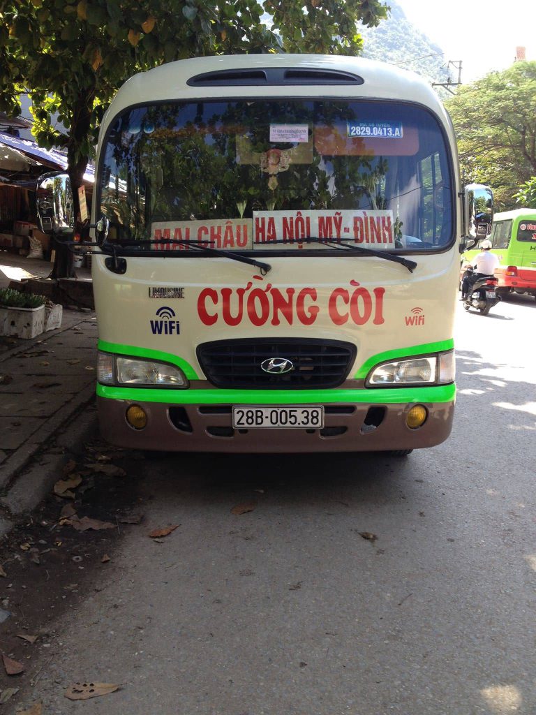 Bus Hanoi to Mai Chau